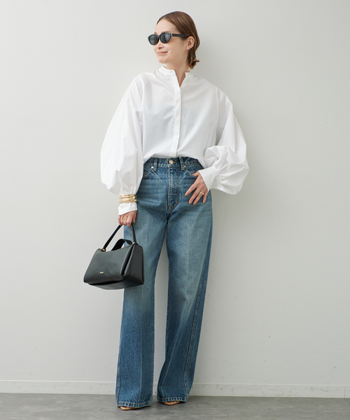 Mackintosh（マッキントッシュ）の「【MACKINTOSH/マッキントッシュ】 VOLUME SLEEVE BLOUSE（シャツ/ブラウス・レディース・ホワイト・FREE）」の3枚目の写真