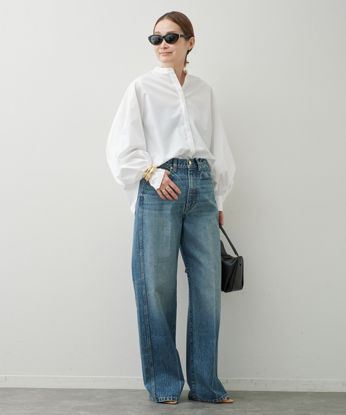 Mackintosh（マッキントッシュ）の「【MACKINTOSH/マッキントッシュ】 VOLUME SLEEVE BLOUSE（シャツ/ブラウス・レディース・ホワイト・FREE）」の4枚目の写真