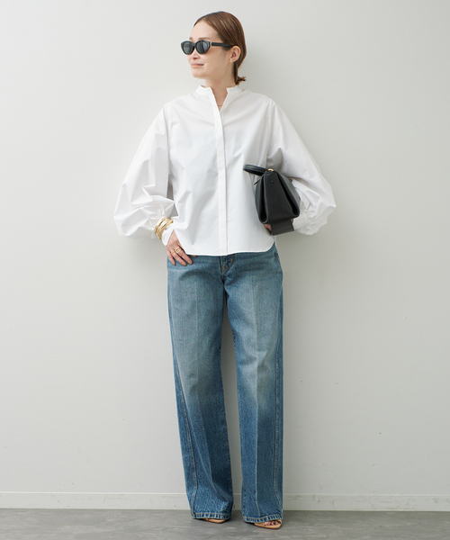 Mackintosh（マッキントッシュ）の「【MACKINTOSH/マッキントッシュ】 VOLUME SLEEVE BLOUSE（シャツ/ブラウス・レディース・ホワイト・FREE）」の7枚目の写真