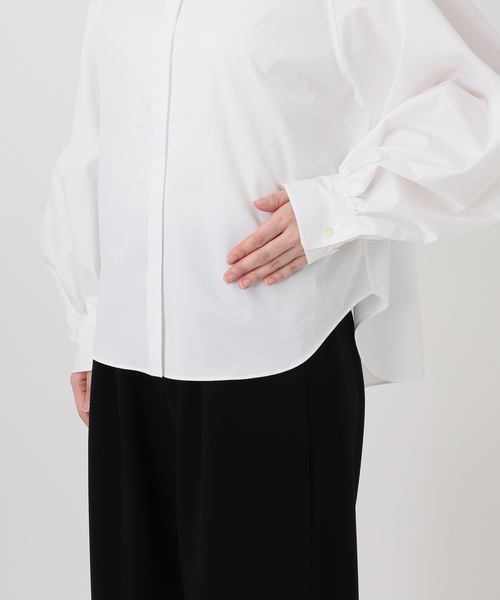 Mackintosh（マッキントッシュ）の「【MACKINTOSH/マッキントッシュ】 VOLUME SLEEVE BLOUSE（シャツ/ブラウス・レディース・ホワイト・FREE）」の14枚目の写真