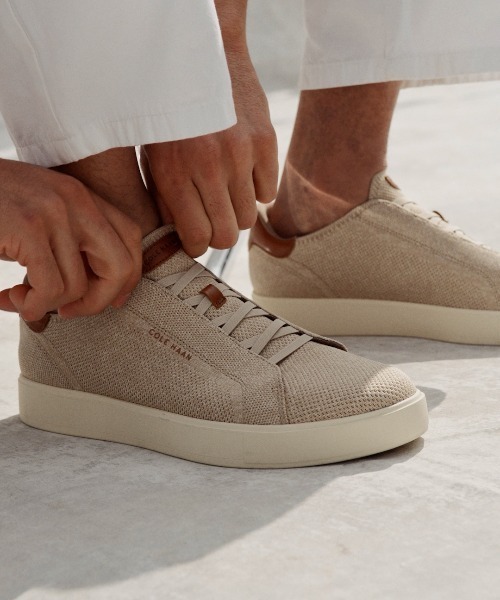 COLE HAAN(コールハーン)の「グランドプロ リュクス スリッポン スティッチライト スニーカー mens(スニーカー・メンズ・ブラウン・7/7.5/8/9/9.5/10/11/10.5/8.5)」の1枚目の写真