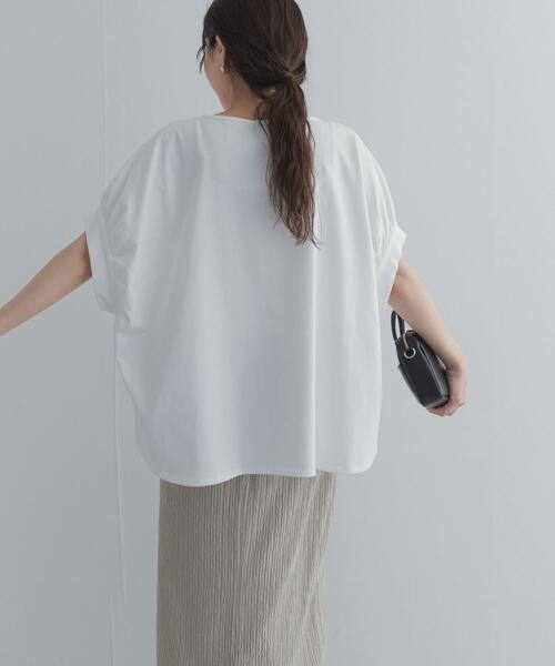 URBAN RESEARCH DOORS(アーバンリサーチドアーズ)の「袖ギャザーワイドプルオーバー(Tシャツ/カットソー・レディース・チャコールグレー/ライトグレー/オフホワイト・FREE)」の15枚目の写真