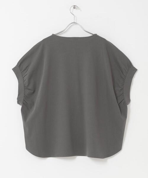 URBAN RESEARCH DOORS(アーバンリサーチドアーズ)の「袖ギャザーワイドプルオーバー(Tシャツ/カットソー・レディース・チャコールグレー/ライトグレー/オフホワイト・FREE)」の8枚目の写真
