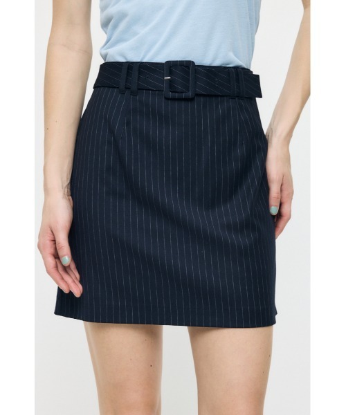 MOUSSY(マウジー)の「CLASSIC BELTED ミニスカート(スカート・レディース・グレー/ブラウン/ブルー系その他3・1/2)」の3枚目の写真