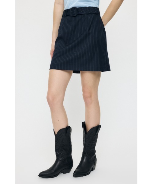 MOUSSY(マウジー)の「CLASSIC BELTED ミニスカート(スカート・レディース・グレー/ブラウン/ブルー系その他3・1/2)」の7枚目の写真