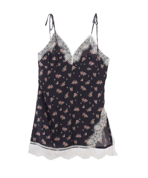 idem(イデム)の「sensual lingerie cami onepiece / レース付きランジェリーキャミワンピース(ワンピース・レディース・その他/イエロー/ダークブラウン/ブラック/アイボリー/ブラウン・FREE)」の14枚目の写真