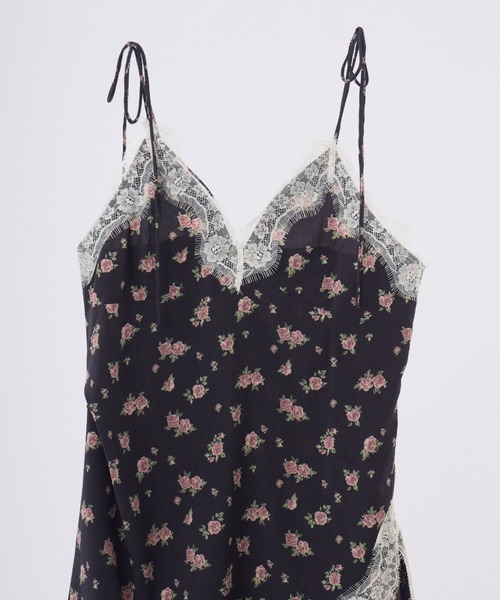 idem(イデム)の「sensual lingerie cami onepiece / レース付きランジェリーキャミワンピース(ワンピース・レディース・その他/イエロー/ダークブラウン/ブラック/アイボリー/ブラウン・FREE)」の12枚目の写真
