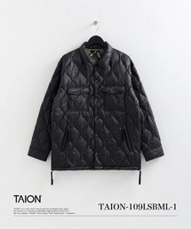 【TAION(タイオン)】〈ユニセックス〉ミリタリー スナップボタン ダウンシャツ