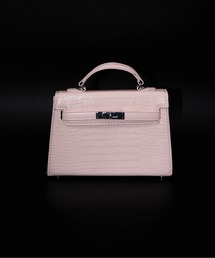 Lock Mini Croco Bag / ミニクロコエンボスバッグ