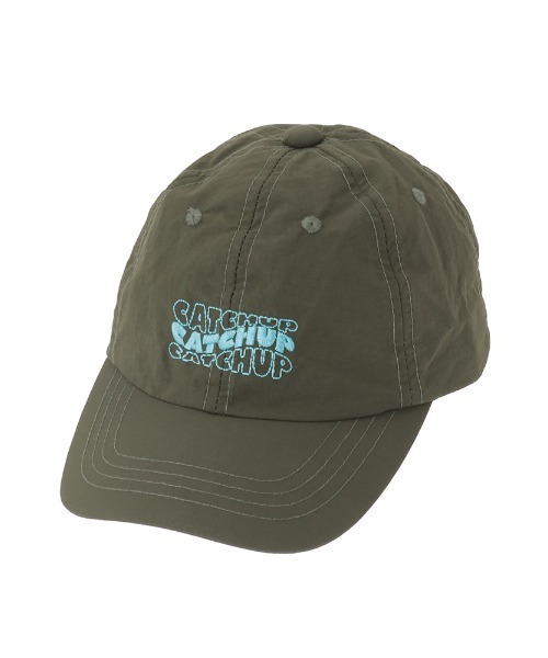 Catchup(ケチャップ)の「CATCHUP ナイロンキャップ(キャップ・キッズ・モスグリーン/キャメル・M/L/S)」の2枚目の写真