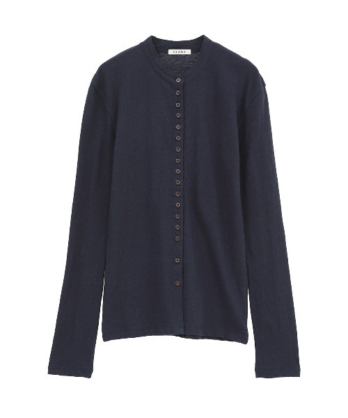 CLANE（クラネ）の「BUTTON DETAIL CUT TOPS（Tシャツ/カットソー・レディース・アイボリー/ネイビー・2/1）」の22枚目の写真
