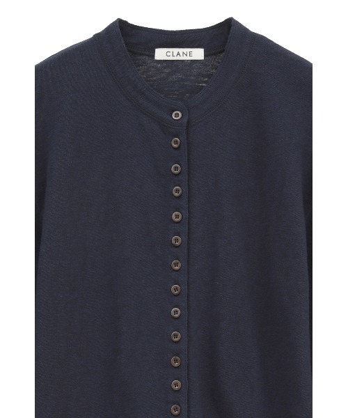 CLANE（クラネ）の「BUTTON DETAIL CUT TOPS（Tシャツ/カットソー・レディース・アイボリー/ネイビー・2/1）」の12枚目の写真