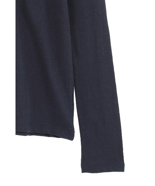 CLANE（クラネ）の「BUTTON DETAIL CUT TOPS（Tシャツ/カットソー・レディース・アイボリー/ネイビー・2/1）」の13枚目の写真