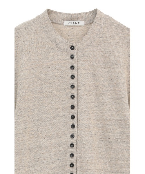 CLANE（クラネ）の「BUTTON DETAIL CUT TOPS（Tシャツ/カットソー・レディース・アイボリー/ネイビー・2/1）」の8枚目の写真