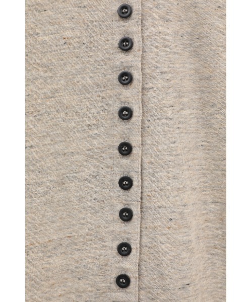 CLANE（クラネ）の「BUTTON DETAIL CUT TOPS（Tシャツ/カットソー・レディース・アイボリー/ネイビー・2/1）」の10枚目の写真