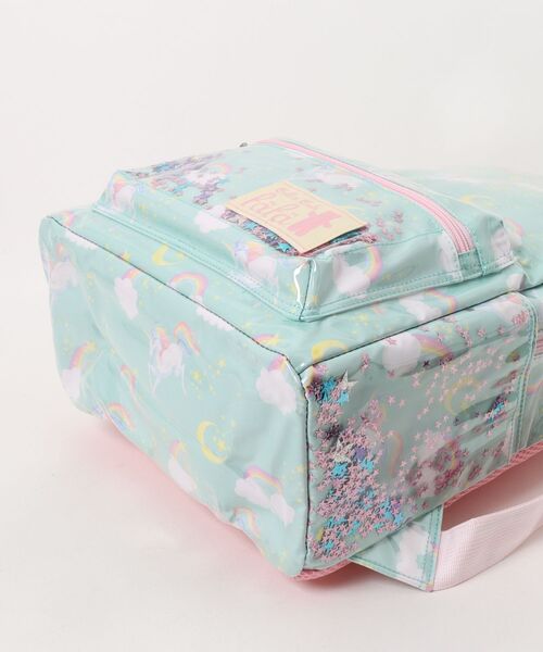 fafa(フェフェ)の「MIRIELLE | スパンコール入リュックサック(KIDS)(バックパック/リュック・キッズ・グリーン系その他・MEDIUM)」の3枚目の写真