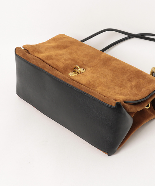 MARC JACOBS（マークジェイコブス）の「SUEDE DUAL SHOULDER BAG/ザ スエード デュアル バッグ ショルダー ラージ（ショルダーバッグ・レディース・ブラウン・ONE SIZE）」の10枚目の写真
