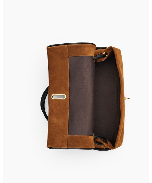 MARC JACOBS（マークジェイコブス）の「SUEDE DUAL SHOULDER BAG/ザ スエード デュアル バッグ ショルダー ラージ（ショルダーバッグ・レディース・ブラウン・ONE SIZE）」の7枚目の写真