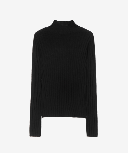 MIND BRIDGE WOMEN（マインドブリッジウーマン）の「[W][COUTURE]リブタートルネックニット - 2カラー（ニット/セーター・レディース・ブラック/スカイブルー・66/55）」の6枚目の写真