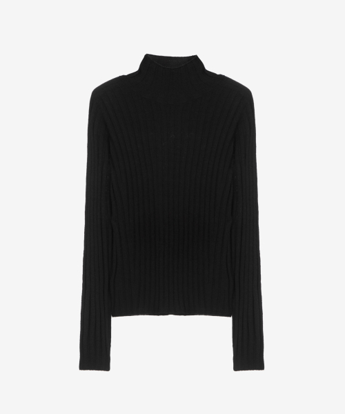 MIND BRIDGE WOMEN（マインドブリッジウーマン）の「[W][COUTURE]リブタートルネックニット - 2カラー（ニット/セーター・レディース・ブラック/スカイブルー・66/55）」の7枚目の写真