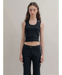 Layerd Halter Top_Black