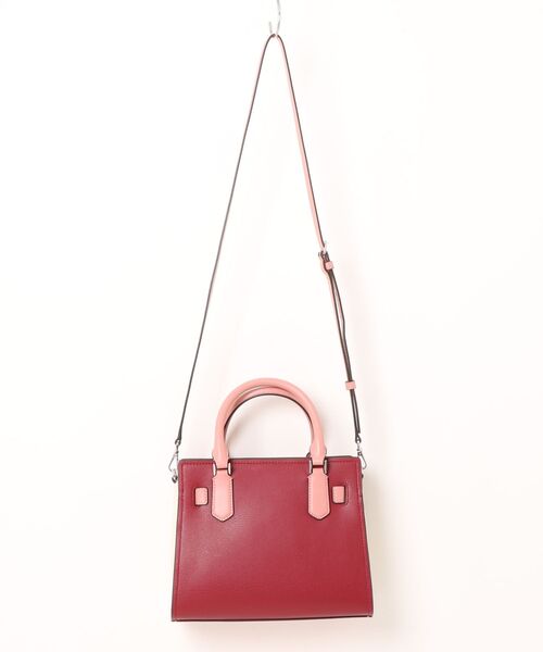 MICHAEL KORS(マイケルコース)の「LANDON サッチェル スモール(ハンドバッグ・レディース・マルーン・FREE)」の2枚目の写真