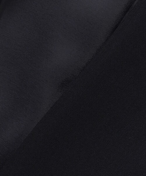 J.PRESS Ladies(J.プレス レディス)の「【定番人気・セットアップ対応】T/R アルガンシルク ノーカラー ジャケット(ノーカラージャケット・レディース・ネイビー系1/ダークブラウン系・XS/S)」の15枚目の写真