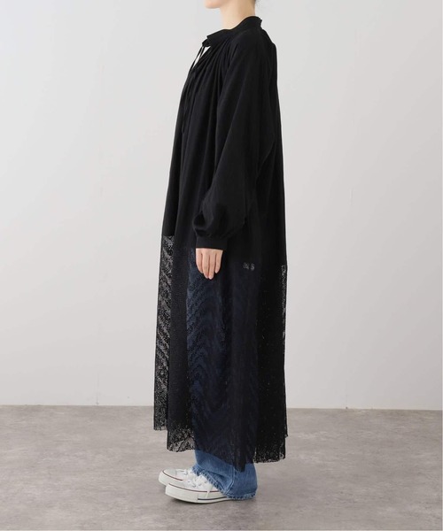JOURNAL STANDARD LUXE(ジャーナルスタンダード ラックス)の「ラッフルレースドッキングワンピース(ワンピース・レディース・ホワイト/ブラック・FREE)」の17枚目の写真