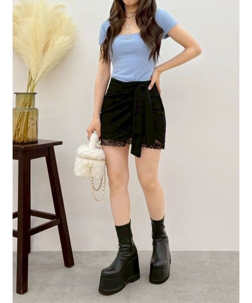 EVRIS(エヴリス)の「フェイクレザープラットフォームブーツ(ブーツ・レディース・ブラック/ブラウン・LARGE/MEDIUM/SMALL)」の16枚目の写真