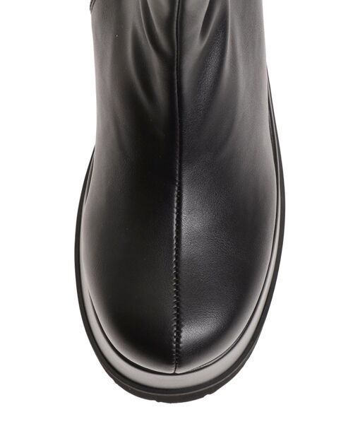 EVRIS(エヴリス)の「フェイクレザープラットフォームブーツ(ブーツ・レディース・ブラック/ブラウン・LARGE/MEDIUM/SMALL)」の6枚目の写真