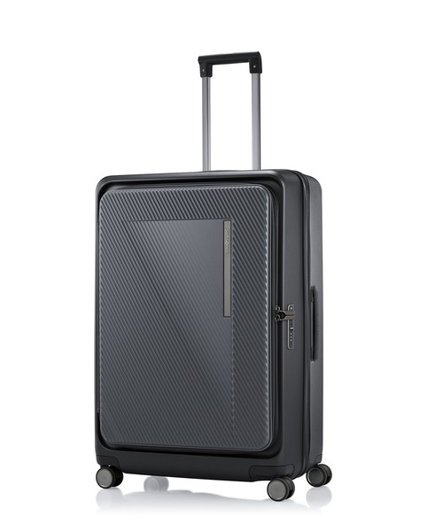 Samsonite(サムソナイト)の「サムソナイト ZIPPRIX FT スピナー 75/28 エキスパンダー FT ガンメタル(スーツケース/キャリーバッグ・メンズ・ブラック系・L)」の1枚目の写真