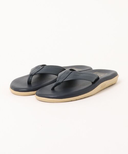 ISLAND SLIPPER(アイランドスリッパ)の「【ISLAND SLIPPER】アイランドスリッパ トングスリッパ サンダル LEATHER / SUEDE PT202 ITK(サンダル・メンズ・ネイビー系2/ネイビー/カーキ/ブラウン/ターコイズブルー/ブラウン系2/パープル/ホワイト/ベージュ・9/4/7/5/8/6/10)」の1枚目の写真