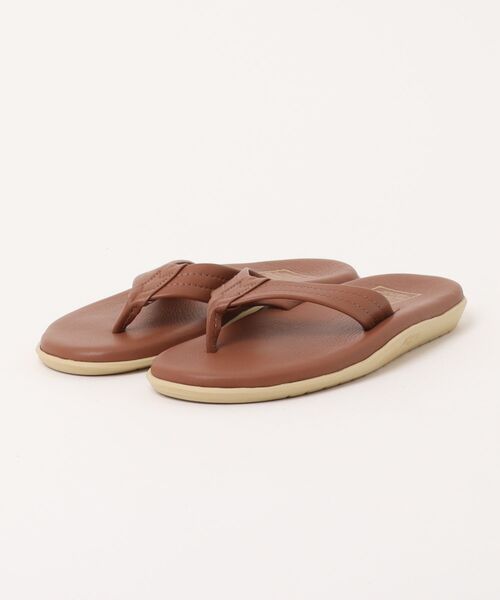 ISLAND SLIPPER(アイランドスリッパ)の「【ISLAND SLIPPER】アイランドスリッパ トングスリッパ サンダル LEATHER / SUEDE PT202 ITK(サンダル・メンズ・ネイビー系2/ネイビー/カーキ/ブラウン/ターコイズブルー/ブラウン系2/パープル/ホワイト/ベージュ・9/4/7/5/8/6/10)」の3枚目の写真