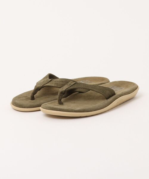 ISLAND SLIPPER(アイランドスリッパ)の「【ISLAND SLIPPER】アイランドスリッパ トングスリッパ サンダル LEATHER / SUEDE PT202 ITK(サンダル・メンズ・ネイビー系2/ネイビー/カーキ/ブラウン/ターコイズブルー/ブラウン系2/パープル/ホワイト/ベージュ・9/4/7/5/8/6/10)」の6枚目の写真