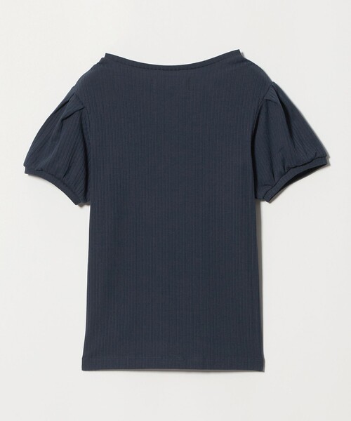 NICE WEATHER(ナイスウェザー)の「<NICE WEATHER>ヘルシーギャザースリーブトップス(Tシャツ/カットソー・レディース・ネイビー/ワイン・FREE)」の9枚目の写真