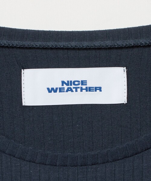 NICE WEATHER(ナイスウェザー)の「<NICE WEATHER>ヘルシーギャザースリーブトップス(Tシャツ/カットソー・レディース・ネイビー/ワイン・FREE)」の17枚目の写真