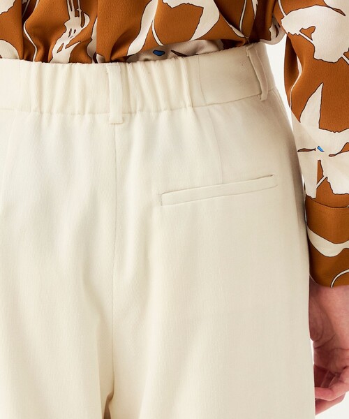 BALLSEY（ボールジィ）の「ライトコール セミワイドパンツ（その他パンツ・レディース・ホワイト/ネイビー/グリーン・36/32/34）」の9枚目の写真