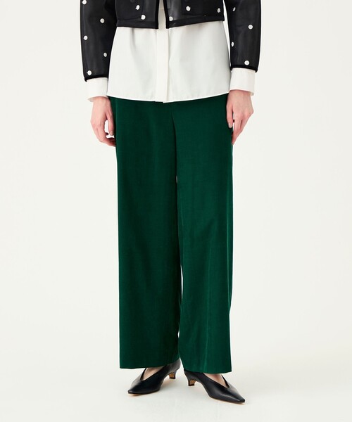BALLSEY（ボールジィ）の「ライトコール セミワイドパンツ（その他パンツ・レディース・ホワイト/ネイビー/グリーン・36/32/34）」の16枚目の写真