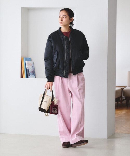 beej(ビージ)の「【別注】<beej>キャンバス タッセル トートバッグ(トートバッグ・レディース・コバルトブルー/ダークブラウン・FREE)」の4枚目の写真