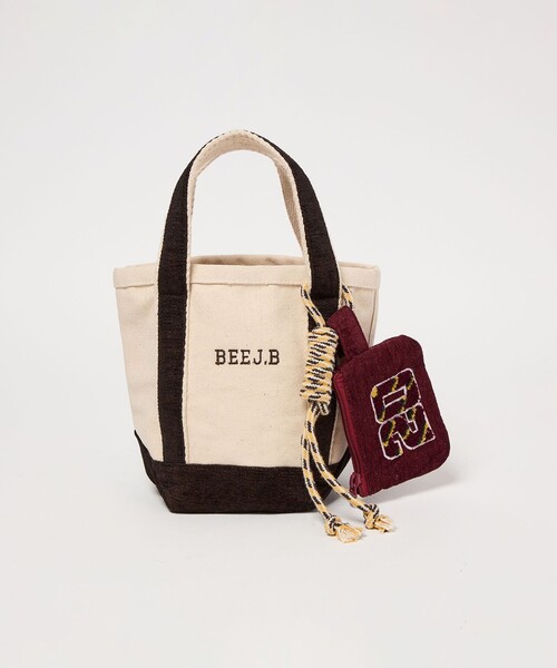 beej(ビージ)の「【別注】<beej>キャンバス タッセル トートバッグ(トートバッグ・レディース・コバルトブルー/ダークブラウン・FREE)」の10枚目の写真