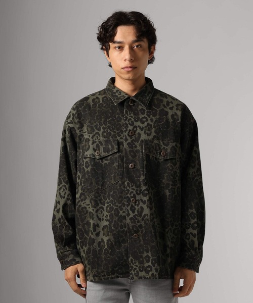 BAYFLOW(ベイフロー)の「フェードカモアソートシャツ(シャツ/ブラウス・メンズ・カーキ/アイボリー/チャコール・MEDIUM/LARGE)」の12枚目の写真