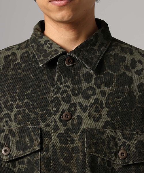 BAYFLOW(ベイフロー)の「フェードカモアソートシャツ(シャツ/ブラウス・メンズ・カーキ/アイボリー/チャコール・MEDIUM/LARGE)」の4枚目の写真