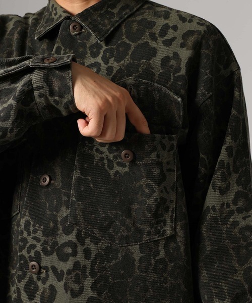 BAYFLOW(ベイフロー)の「フェードカモアソートシャツ(シャツ/ブラウス・メンズ・カーキ/アイボリー/チャコール・MEDIUM/LARGE)」の5枚目の写真