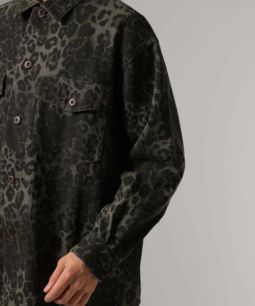 BAYFLOW(ベイフロー)の「フェードカモアソートシャツ(シャツ/ブラウス・メンズ・カーキ/アイボリー/チャコール・MEDIUM/LARGE)」の7枚目の写真