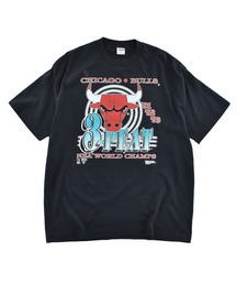 【USED】90’ TRENCH “NBA Chicago Bulls/3Peat” バスケ Tシャツ USA製