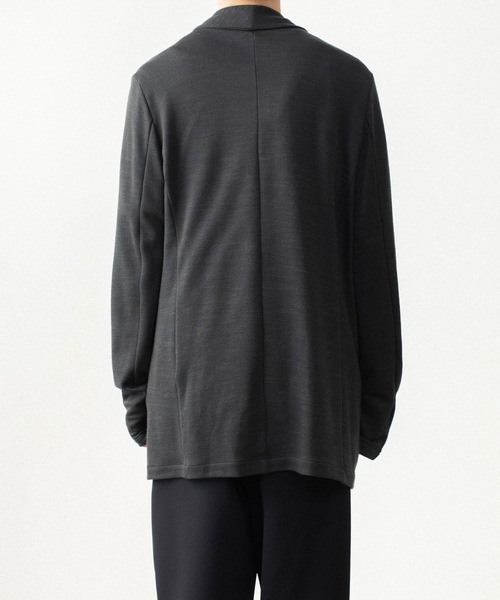 ATTACHMENT(アタッチメント)の「【LIMITED】W/NYスムース ストールジャケット / W/NY SMOOTH STALL JACKET(カーディガン/ボレロ・メンズ・ブラック/ダークグレー・4/2/3/1)」の7枚目の写真