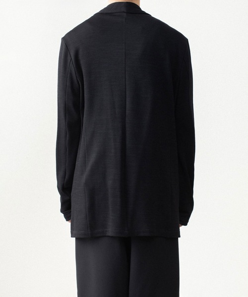 ATTACHMENT(アタッチメント)の「【LIMITED】W/NYスムース ストールジャケット / W/NY SMOOTH STALL JACKET(カーディガン/ボレロ・メンズ・ブラック/ダークグレー・4/2/3/1)」の16枚目の写真