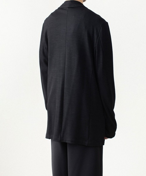 ATTACHMENT(アタッチメント)の「【LIMITED】W/NYスムース ストールジャケット / W/NY SMOOTH STALL JACKET(カーディガン/ボレロ・メンズ・ブラック/ダークグレー・4/2/3/1)」の17枚目の写真