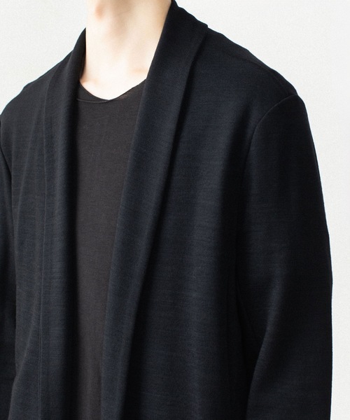 ATTACHMENT(アタッチメント)の「【LIMITED】W/NYスムース ストールジャケット / W/NY SMOOTH STALL JACKET(カーディガン/ボレロ・メンズ・ブラック/ダークグレー・4/2/3/1)」の19枚目の写真