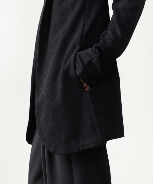 ATTACHMENT(アタッチメント)の「【LIMITED】W/NYスムース ストールジャケット / W/NY SMOOTH STALL JACKET(カーディガン/ボレロ・メンズ・ブラック/ダークグレー・4/2/3/1)」の20枚目の写真